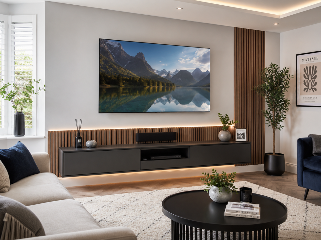 TV wall bracket installation